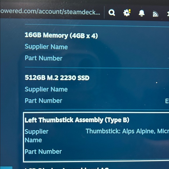 Black Steamdeck Handheld Gaming Console - Picture 10 of 10